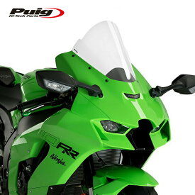 Puig 20541W RACING-SCREEN [CLEAR] Kawasaki ZX-10R (21-23) ZX-10RR (21-23) プーチ スクリーン カウル