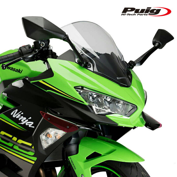 楽天市場】Puig 3172R SIDE SPOILER WINGLET [RED] Kawasaki Ninja 400 