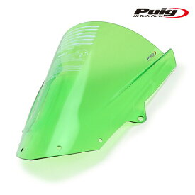 [期間限定25%OFF]Puig 3177V RACING SCREEN [GREEN] Kawasaki ZX-6R (09-23) ZX-6R 636 (13-23) /ZX-10R (08-10) プーチ スクリーン カウル