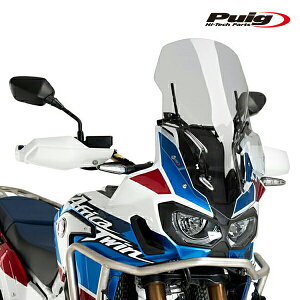 Puig 3714H SCREEN TOURING with M.E.M [SMOKE] HONDA CRF1000L AFRICA TWIN (16-19) v[` XN[ JE