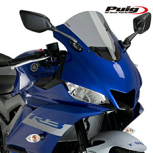 Puig 3737H RACING-SCREEN [SMOKE] YAMAHA YZF-R3/R25 (19-25) �v�[�` �X�N���[�� �J�E��