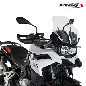 Puig 3768W TOURING-SCREEN [CLEAR] BMW F750GS (18-24) F850GS (18-23) �{���g�Ԋu115mm��p ��160mm�s�� �v�[�` �X�N���[�� �J�E��
