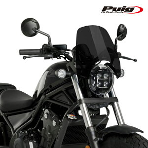 Puig 3829F NEW GENERATION SPORT [DARK SMOKE] HONDA CMX 500 REBEL (17-25) CMX 500 REBEL SE (20-25) �v�[�` �X�N���[�� �J�E��