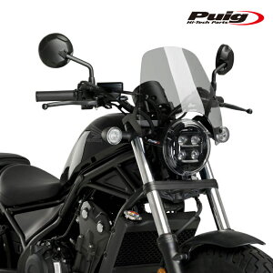 Puig 3829H NEW GENERATION SPORT [SMOKE] HONDA CMX 500 REBEL (17-25) CMX 500 REBEL SE (20-25) �v�[�` �X�N���[�� �J�E��