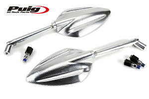 Puig 8025-36D HI-TECH3 MIRROR �v�[�` �ėp�^�C�v�~���[ FZ1 GSR750 Z1000 TUONO SPEED TRIPLEetc.