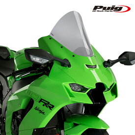 [期間限定25%OFF]Puig 20540H RACING-SCREEN [SMOKE] Kawasaki ZX-10R (21-23) ZX-10RR (21-23) プーチ スクリーン カウル