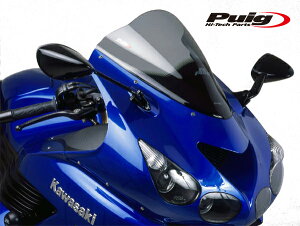Puig 4057H RACING-SCREEN [SMOKE] Kawasaki ZZR1400/ZX14R (06-23) v[` XN[ JE