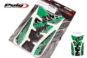 Puig 4720V TANK PADS WINGS [ėp] Kawasaki [ GREEN ] v[` ^Npbh