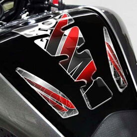 Puig 4785P TANK PADS WINGS [汎用] HONDA [ SILVER ] プーチ タンクパッド