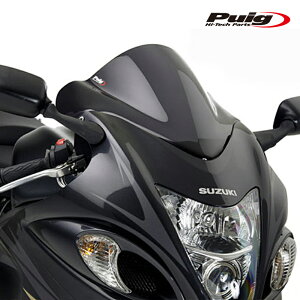 Puig 4826F RACING-SCREEN [DARK SMOKE] SUZUKI GSX-R1300 �� HAYABUSA(08-18) GSX1300R HAYABUSA(13-18) �v�[�` �X�N���[�� �J�E��
