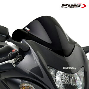 Puig 4826N RACING-SCREEN [BLACK] SUZUKI GSX-R1300 �� HAYABUSA(08-18) GSX1300R HAYABUSA(13-18) �v�[�` �X�N���[�� �J�E��