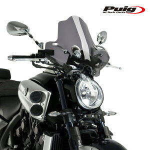 Puig 4952F NEW GENERATION SPORT [DARK SMOKE] YAMAHA V-MAX (09-20) v[` XN[ JE