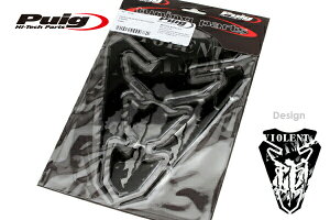Puig 5519N TANK PADS VIOLENT [ėp] [BLACK] v[` ^Npbh