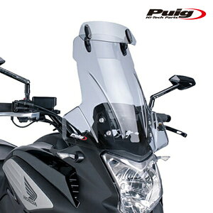 Puig 6002H SCREEN TOURING with Multi Regulable [SMOKE] HONDA NC750X (14-15) NC700X (12-13) NC700XD (14-15) �v�[�` �X�N���[�� �J�E��