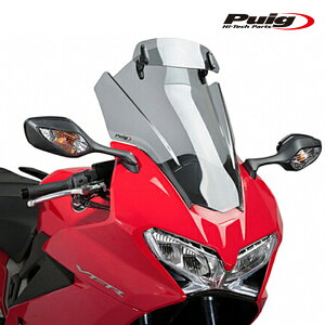 Puig 7008H SCREEN TOURING with Multi Regulable [SMOKE] HONDA VFR800F (14-20) �v�[�` �X�N���[�� �J�E��