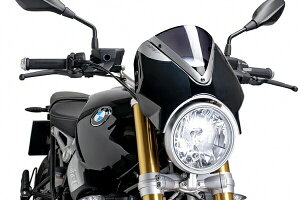 Puig 7012F NEW GENERATION RETROVISION [DARK SMOKE] BMW R nineT (14-22) PURE (17-22) SCRAMBLER (21-22) v[` XN[ JE