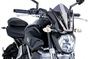 Puig 7015F NEW GENERATION SPORT [DARK SMOKE] YAMAHA MT-07 (14-17) FZ-07 (14-17) v[` XN[ JE