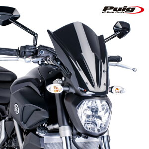 Puig 7016N NEW GENERATION TOURING [BLACK] YAMAHA MT-07 (14-17) FZ-07 (14-17) �v�[�` �X�N���[�� �J�E��