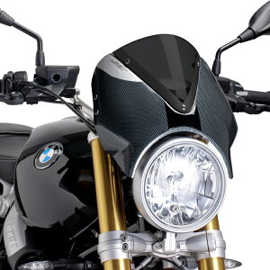 Puig 7559F NEW GENERATION RETROVISION [DARK SMOKE] CARBON PRINT BMW R nine T (14-22) PURE (17-22) SCRAMBLER (21-22) v[` XN[ JE