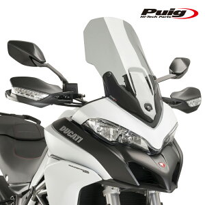 Puig 7623H SCREEN TOURING [SMOKE] DUCATI MULTIESTRADA 950 (17-24) MULTIESTRADA V2/S (22-25) �v�[�` �X�N���[�� �J�E��