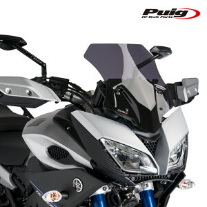 Puig 7645F RACING-SCREEN [DARK SMOKE] YAMAHA MT-09 TRACER (15-17) v[` XN[ JE