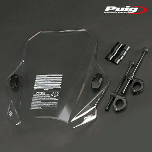 Puig 8088W WINDSHIELD BAT [CLEAR] ėpXN[ CB125R CB1000R CB1300 CB650F XJR1300 GSX-S125 SV650 Z900 790DUKE MONSTER696 etc- v[` XN[ JE