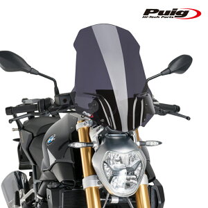 Puig 8110F NEW GENERATION TOURING [DARK SMOKE] �X�e�[�t BMW R1200R (15-18) �v�[�` �X�N���[�� �J�E��