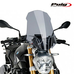 Puig 8165H NEW GENERATION TOURING [SMOKE] �X�e�[���� BMW R1200R (15-18) �v�[�` �X�N���[�� �J�E��