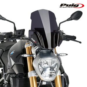 Puig 8168F NEW GENERATION SPORT [DARK SMOKE] �X�e�[�t�� BMW R1200R (15-18) �v�[�` �X�N���[�� �J�E��