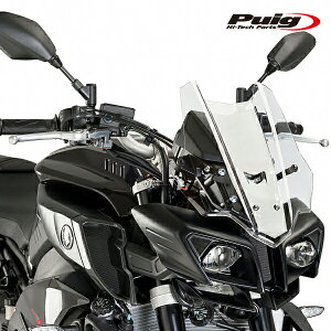 Puig 8917W RACING SCREEN [CLEAR] YAMAHA MT-10 (16-21) MT-10 SP (17-21) �v�[�` �X�N���[�� �J�E��
