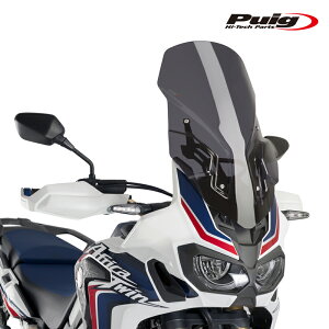 Puig 9156F SCREEN TOURING �X�e�[�t [DARK SMOKE] HONDA CRF1000L AFRICA TWIN (16-19) �v�[�` �X�N���[�� �J�E��