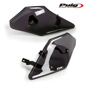 Puig 9225F FRONTAL DEFLECTORS SCREENS [DARK SMOKE] YAMAHA MT-09 TRACER (15-17) プーチ スクリーン カウル