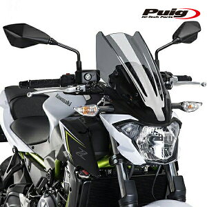 Puig 9369F NEW GENERATION TOURING [DARK SMOKE] Kawasaki Z650 (17-19) �v�[�` �X�N���[�� �J�E��