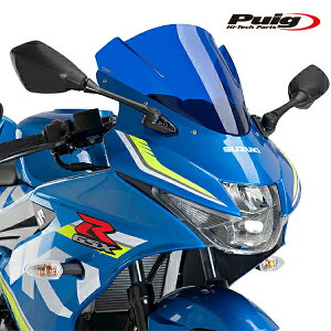 Puig 9721A RACING-SCREEN [BLUE] SUZUKI GSX-R125 (17-23) �v�[�` �X�N���[�� �J�E��