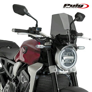 Puig 9748F NEW GENERATION SPORT [DARK SMOKE] HONDA CB1000R NEO SPORTS CAFE (18-20) CB650R NEO SPORTS CAFE (19-23) v[`@XN[ JE