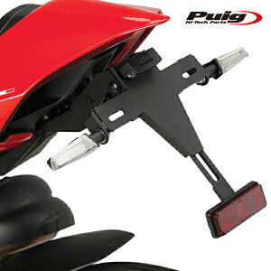 Puig 9751N LICENSE SUPPORTS DUCATI PANIGALE V2 (20-24) PANIGALE V4 (18-24) PANIGALE V4 SP2 (22-23) �v�[�` �t�F���_�[���X