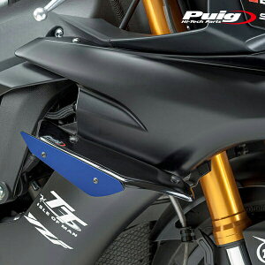 Puig 9766A SIDE SPOILER WINGLET [BLUE] YAMAHA YZF-R1 (15-19) YZF-R1M (17-19) �v�[�` �T�C�h�X�|�C���[ �E�C���O���b�g �_�E���t�H�[�X