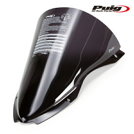 [期間限定25%OFF]Puig 9849F RACING-SCREEN [DARK SMOKE] Kawasaki ZX-10R (16-20) ZX-10RR (17-20) ZX-10R SE (18-20) プーチ スクリーン カウル