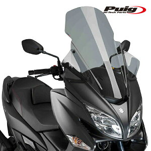 Puig 9973H SCREEN V-TECH LINE TOURING [SMOKE] SUZUKI BURGMAN 400 (17-25) �v�[�` �X�N���[�� �J�E��