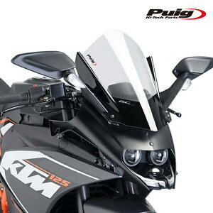 Puig 7004W RACING-SCREEN [CLEAR] KTM RC390 (14-21) RC125 (14-21) v[` XN[ JE