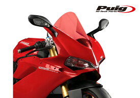 Puig 7621R RACING-SCREEN [RED] DUCATI 1299 PANIGALE (15-17) 1299PANIGALE S (15-17) 1299PANIGALE R (15-19) 959 (16-20) 959 CORSE (18-20)プーチ スクリーン カウル
