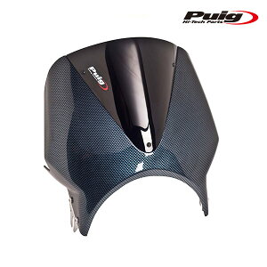 Puig 003CN WINDSHIELD VISION BIKINI COWL [CARBON PRINT/BLACK] ėp v[` XN[ JE