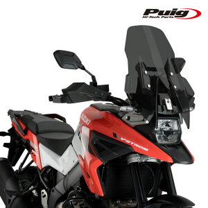 Puig 20411F TOURING SCREEN [DARK SMOKE] SUZUKI DL1050 V-STROM(20-24) v[` XN[ JE XYL VXg[