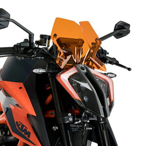 Puig 20425T NEW GENERATION SPORT [ORANGE] KTM 1290 SUPERDUKE R (20-24) 1290 SUPERDUKE R EVO (22-23) �v�[�` �X�N���[�� �J�E��