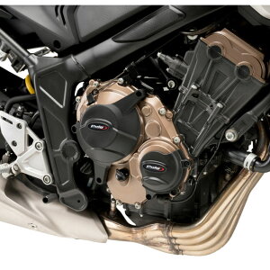 Puig 20625N ENGINE PROTECTOR COVER [BLACK] HONDA CBR650R (19-20) CB650R NEO SPORTS CAFE (19-20) v[` GW veN^[ Jo[