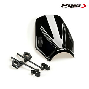 Puig 20702N WINDSHIELD MITO [BLACK] ėpXN[ v[` XN[ JE