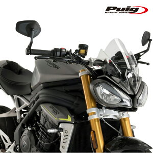 Puig 20795W NEW GENERATION WINDSHIELD SPORT [CLEAR] TRIUMPH SPEED TRIPLE RS (21-25) v[` XN[ JE