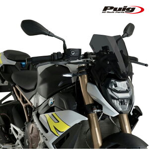 Puig 20887F NEW GENERATION SPORT [DARK SMOKE] �X�e�[���� BMW S1000R (21-24) M1000R (23-24) �v�[�` �X�N���[�� �J�E��