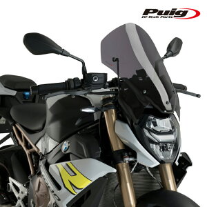 Puig 20889F NEW GENERATION TOURING [DARK SMOKE] �X�e�[���� BMW S1000R (21-24) M1000R (23-24) �v�[�` �X�N���[�� �J�E��