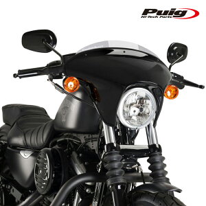 Puig 21053H BATWING SML WINDSHIELD SPORT [SMOKE] Herley Davidson SPORTSTER 883 IRON XL883N (19-20) v[` EChV[h obgECO